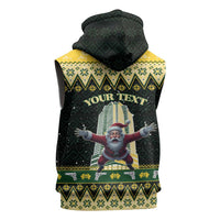 Personalised Nakatomi Plaza Sleeveless Hoodie It's Not Xmas Until Santa Falls - Wonder Print Shop
