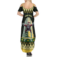 Personalised Nakatomi Plaza Summer Maxi Dress It's Not Xmas Until Santa Falls - Wonder Print Shop