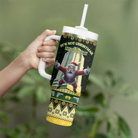 Personalised Nakatomi Plaza Tumbler With Handle It's Not Xmas Until Santa Falls - Wonder Print Shop