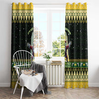 Nakatomi Plaza Window Curtain It's Not Xmas Until Santa Falls - Wonder Print Shop