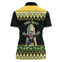 Personalised Nakatomi Plaza Women Polo Shirt It's Not Xmas Until Santa Falls - Wonder Print Shop
