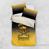 Personalised Buffalo Soldiers Bedding Set 10th Cavalry Regiment - Wonder Print Shop