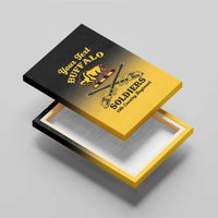 Personalised Buffalo Soldiers Canvas Wall Art 10th Cavalry Regiment - Wonder Print Shop