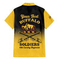 Personalised Buffalo Soldiers Family Matching Mermaid Dress and Hawaiian Shirt 10th Cavalry Regiment - Wonder Print Shop