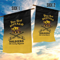 Personalised Buffalo Soldiers Garden Flag 10th Cavalry Regiment - Wonder Print Shop