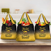 Personalised Buffalo Soldiers Grocery Bag 10th Cavalry Regiment