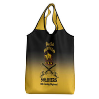 Personalised Buffalo Soldiers Grocery Bag 10th Cavalry Regiment