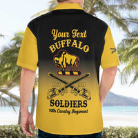 Personalised Buffalo Soldiers Hawaiian Shirt 10th Cavalry Regiment - Wonder Print Shop