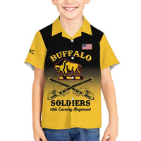 Personalised Buffalo Soldiers Hawaiian Shirt 10th Cavalry Regiment - Wonder Print Shop
