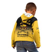 Personalised Buffalo Soldiers Kid Hoodie 10th Cavalry Regiment - Wonder Print Shop