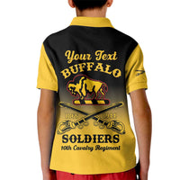 Personalised Buffalo Soldiers Kid Polo Shirt 10th Cavalry Regiment - Wonder Print Shop