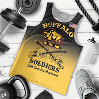 Personalised Buffalo Soldiers Men Tank Top 10th Cavalry Regiment - Wonder Print Shop