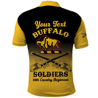 Personalised Buffalo Soldiers Polo Shirt 10th Cavalry Regiment - Wonder Print Shop