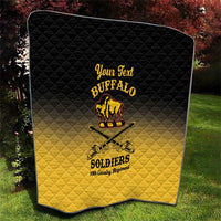 Personalised Buffalo Soldiers Quilt 10th Cavalry Regiment - Wonder Print Shop