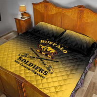 Personalised Buffalo Soldiers Quilt Bed Set 10th Cavalry Regiment - Wonder Print Shop