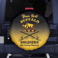 Personalised Buffalo Soldiers Spare Tire Cover 10th Cavalry Regiment - Wonder Print Shop