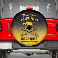 Personalised Buffalo Soldiers Spare Tire Cover 10th Cavalry Regiment - Wonder Print Shop