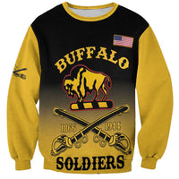 Personalised Buffalo Soldiers Sweatshirt 10th Cavalry Regiment - Wonder Print Shop