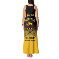 Personalised Buffalo Soldiers Tank Maxi Dress 10th Cavalry Regiment - Wonder Print Shop