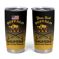 Personalised Buffalo Soldiers Tumbler Cup 10th Cavalry Regiment - Wonder Print Shop