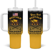 Personalised Buffalo Soldiers Tumbler With Handle 10th Cavalry Regiment - Wonder Print Shop