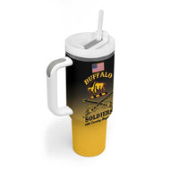 Personalised Buffalo Soldiers Tumbler With Handle 10th Cavalry Regiment - Wonder Print Shop
