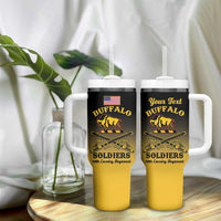Personalised Buffalo Soldiers Tumbler With Handle 10th Cavalry Regiment - Wonder Print Shop