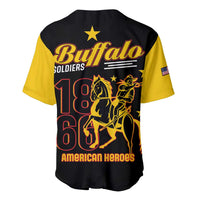 Buffalo Soldiers 9th and 10th Cavalry Baseball Jersey American Heroes - Wonder Print Shop