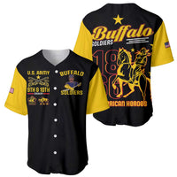 Buffalo Soldiers 9th and 10th Cavalry Baseball Jersey American Heroes - Wonder Print Shop