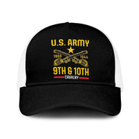 Buffalo Soldiers 9th and 10th Cavalry Baseball Net Cap American Heroes - Wonder Print Shop