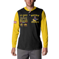 Buffalo Soldiers 9th and 10th Cavalry Button Sweatshirt American Heroes - Wonder Print Shop