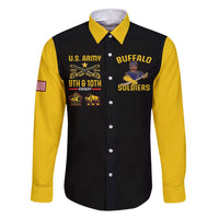 Buffalo Soldiers 9th and 10th Cavalry Family Matching Short Sleeve Bodycon Dress and Hawaiian Shirt American Heroes - Wonder Print Shop