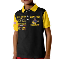 Buffalo Soldiers 9th and 10th Cavalry Kid Polo Shirt American Heroes - Wonder Print Shop