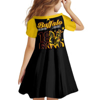 Buffalo Soldiers 9th and 10th Cavalry Kid Short Sleeve Dress American Heroes - Wonder Print Shop