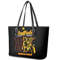 Buffalo Soldiers 9th and 10th Cavalry Leather Tote Bag American Heroes - Wonder Print Shop