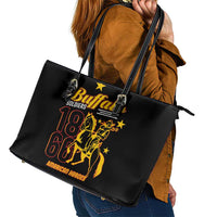 Buffalo Soldiers 9th and 10th Cavalry Leather Tote Bag American Heroes - Wonder Print Shop