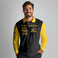 Buffalo Soldiers 9th and 10th Cavalry Long Sleeve Polo Shirt American Heroes - Wonder Print Shop