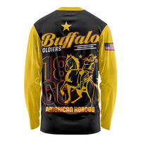 Buffalo Soldiers 9th and 10th Cavalry Long Sleeve Shirt American Heroes - Wonder Print Shop