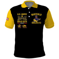 Buffalo Soldiers 9th and 10th Cavalry Polo Shirt American Heroes - Wonder Print Shop
