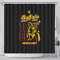 Buffalo Soldiers 9th and 10th Cavalry Shower Curtain American Heroes