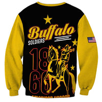 Buffalo Soldiers 9th and 10th Cavalry Sweatshirt American Heroes - Wonder Print Shop