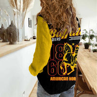 Buffalo Soldiers 9th and 10th Cavalry Women Casual Shirt American Heroes - Wonder Print Shop