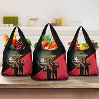 Personalised Angola Day of the Armed Struggle Grocery Bag 4 De Fevereiro