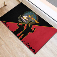 Personalised Angola Day of the Armed Struggle Rubber Doormat 4 De Fevereiro - Wonder Print Shop