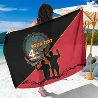 Personalised Angola Day of the Armed Struggle Sarong 4 De Fevereiro - Wonder Print Shop