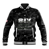 African American Heroes Baseball Jacket Six Triple Eight - Camo Style