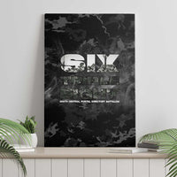 African American Heroes Canvas Wall Art Six Triple Eight - Camo Style