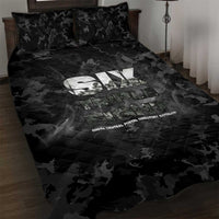 African American Heroes Quilt Bed Set Six Triple Eight - Camo Style