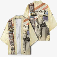 Tuskegee Airmen Kimono Red Tail Legacy Film Striped Style