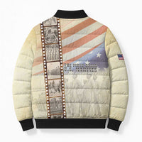 Montford Point Marines Bomber Puffer Jacket The First Black US Marines Film Striped Style
